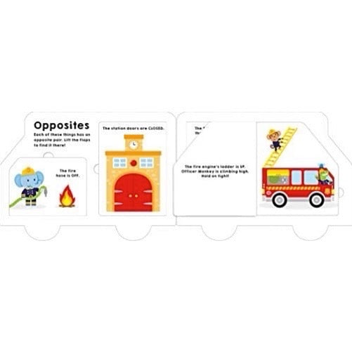 My Fun Flap Book - My Fun Fire Truck (Board Book)