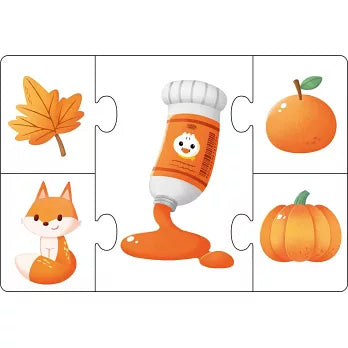 彩色世界:FOOD超人腦力開發圖卡教具