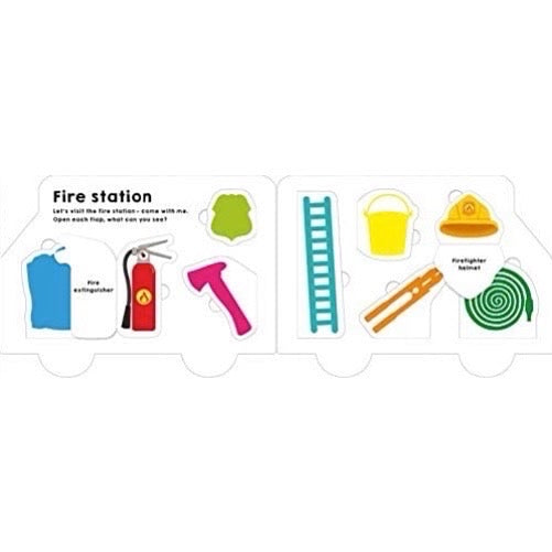 My Fun Flap Book - My Fun Fire Truck (Board Book)