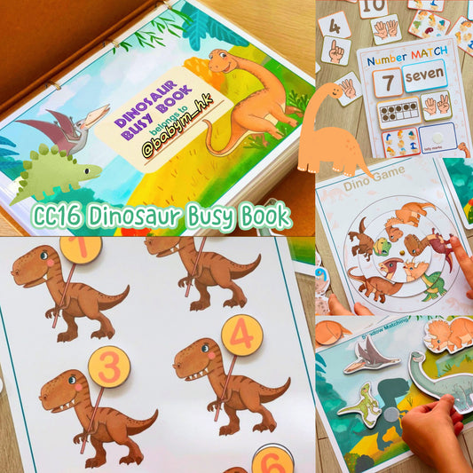 CC16 Dinosaur Busy Book 🦕🦖