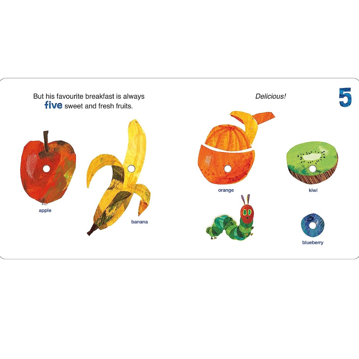 好餓的毛毛蟲吃早餐:一本計數書