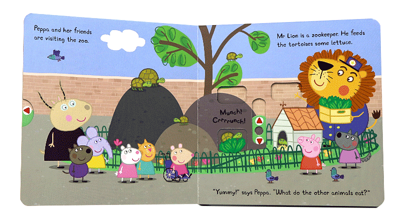 Peppa's Zoo Adventure: A push-and-pull adventure