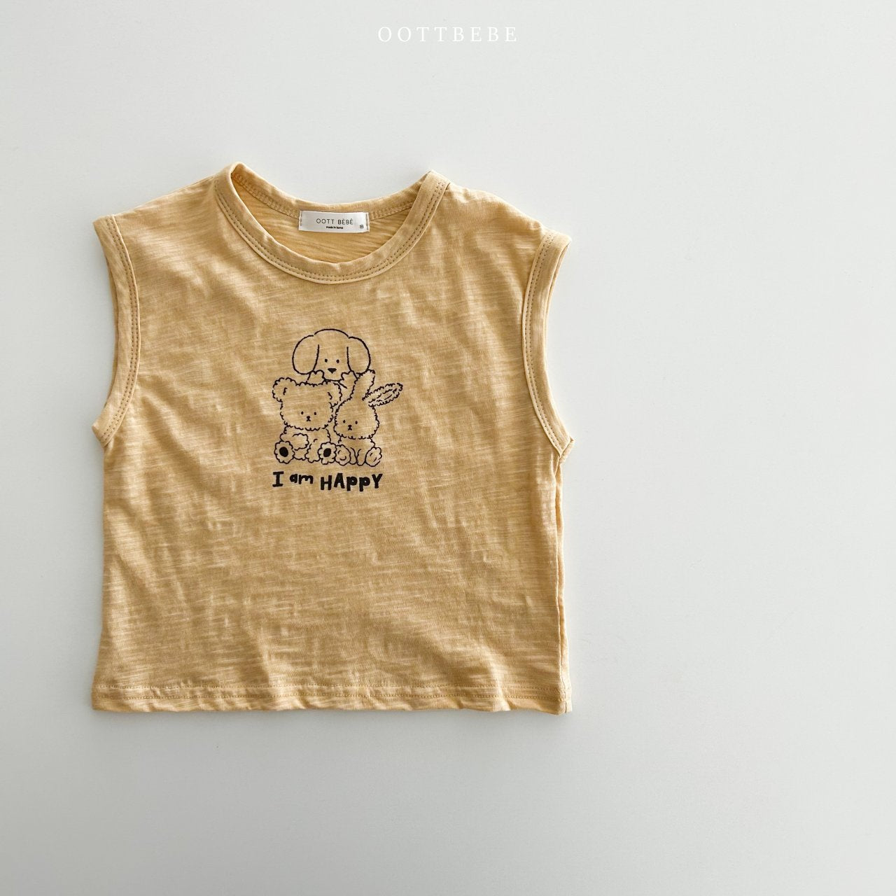 OOTTBEBE 粗紡快樂無袖