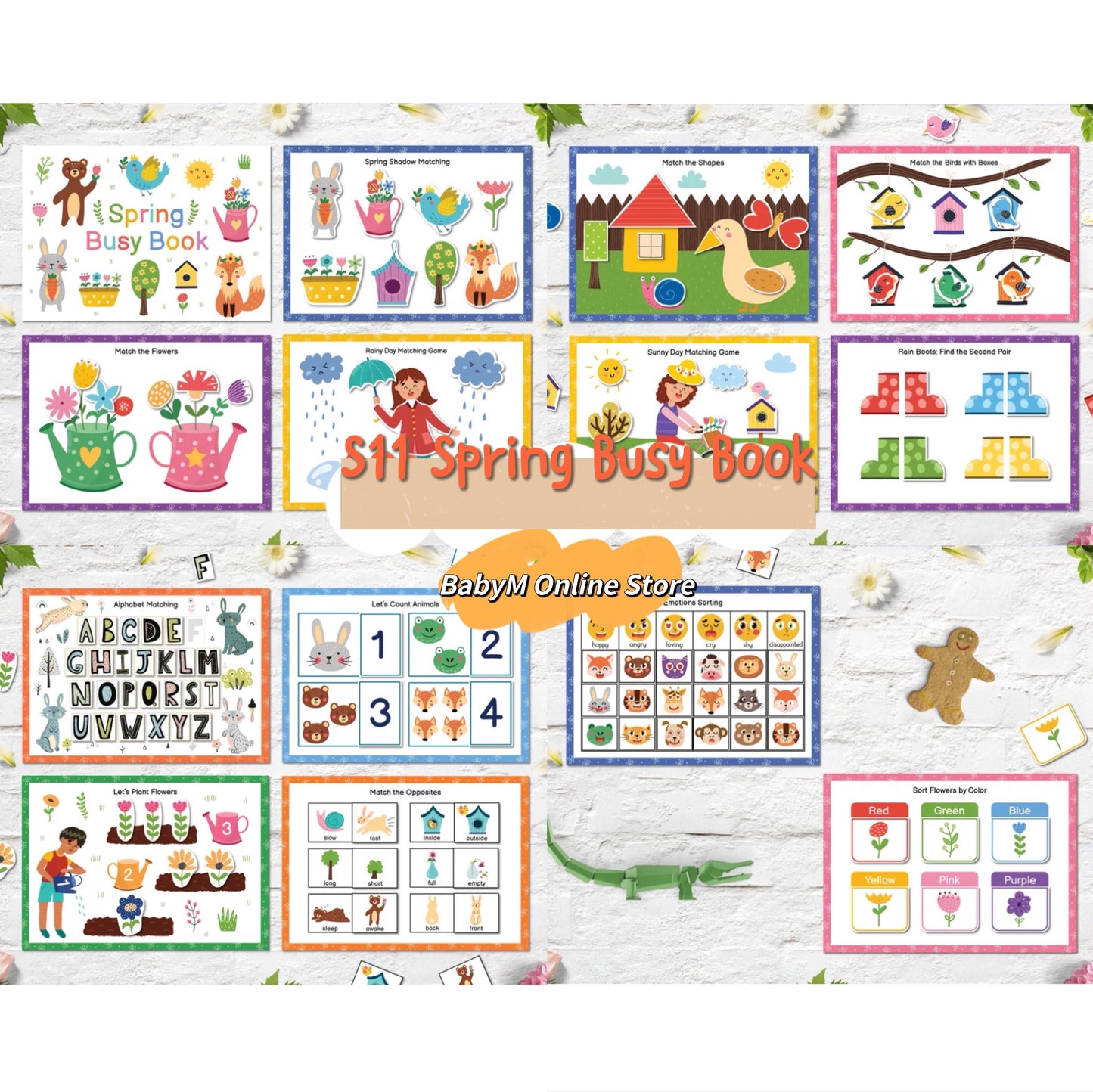 S11 春天安靜書 Spring Busy Book