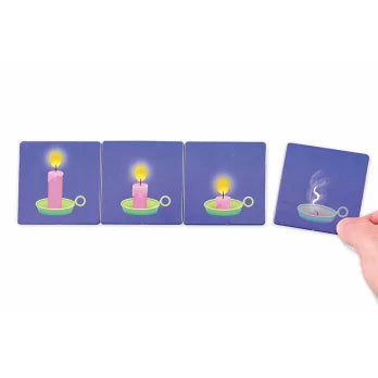 順序圖卡:FOOD超人腦力開發圖卡教具