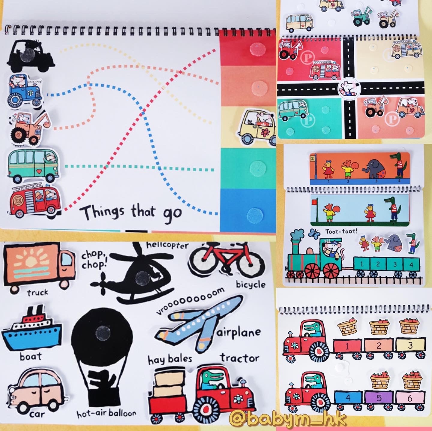 Maisy - Things That Go Busy Book 交通工具安靜書