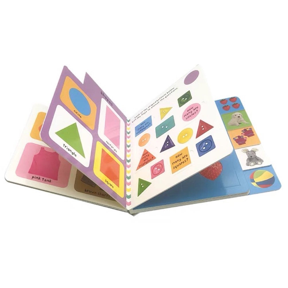 Lift-The-Flap Tab: Colors, Numbers, Shapes