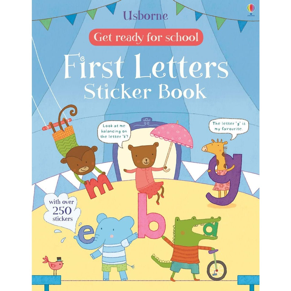 Usborne First Letters Sticker Book(字母影子配對篇)