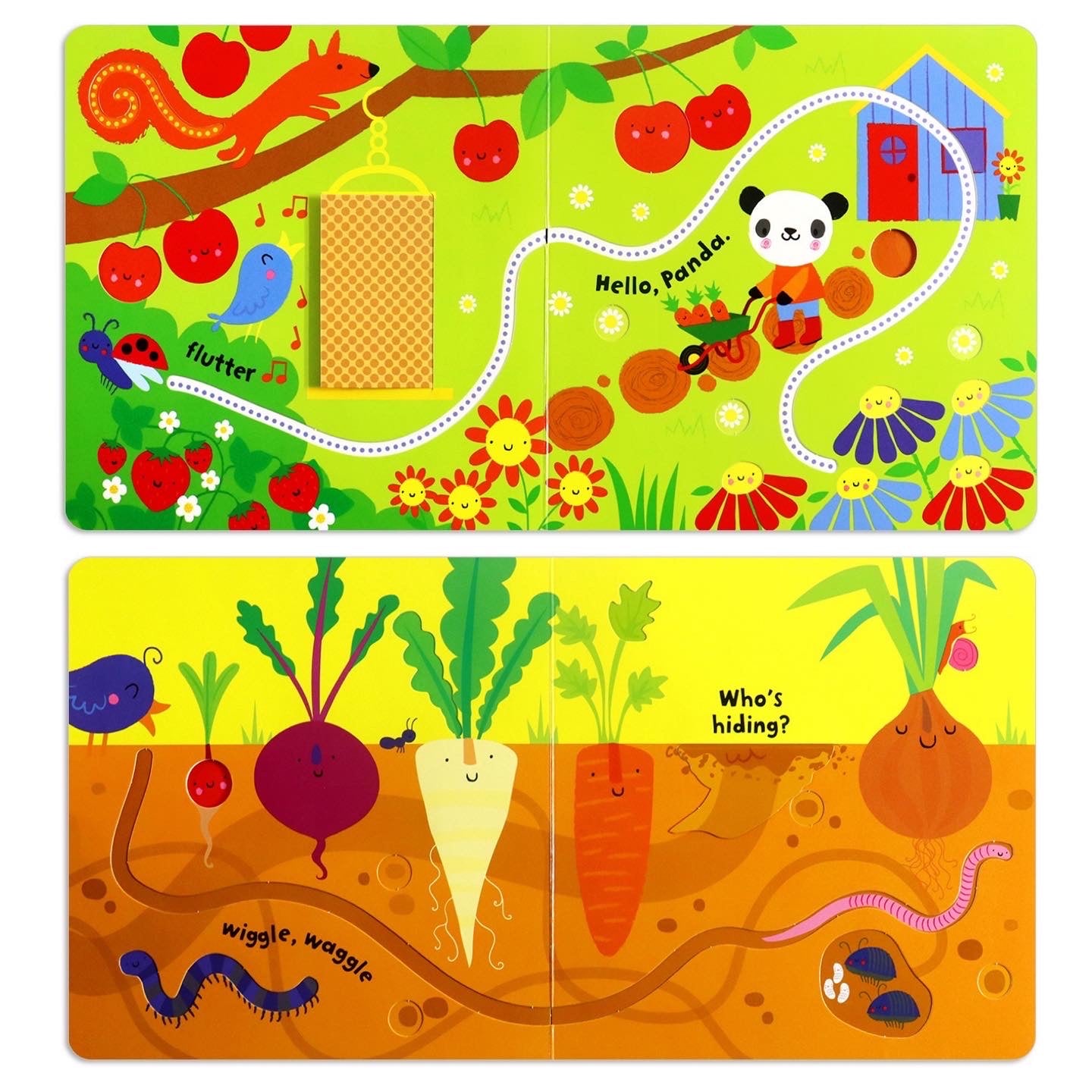 Usborne - Baby's Very First Fingertrail Playbook: Garden