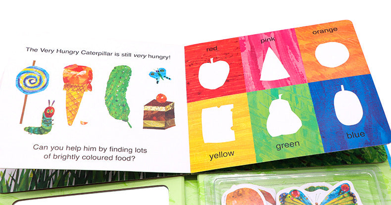 好餓的毛毛蟲的磁鐵書