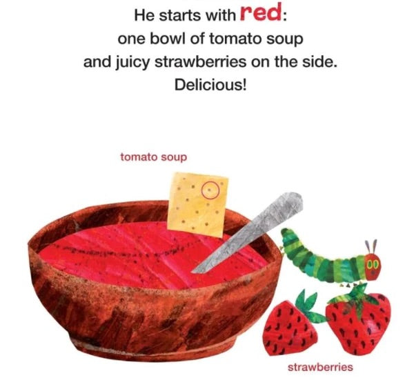 The Very Hungry Caterpillar Eats Lunch: A Colors Book