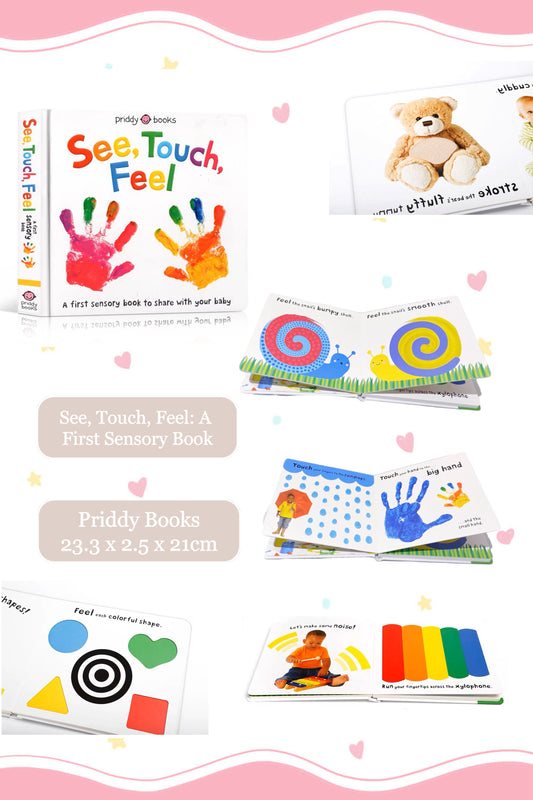 (現貨) See, Touch, Feel: A First Sensory Book