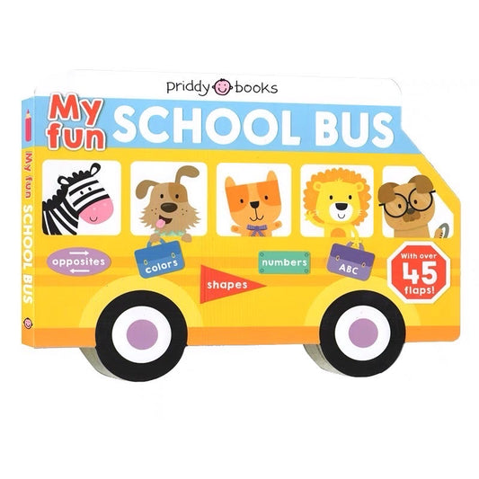 我的有趣翻蓋書 - 我的有趣校車（紙板書） 