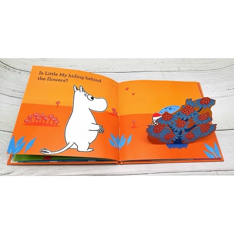 MOOMIN 的掀蓋捉迷藏：大襟翼適合小手