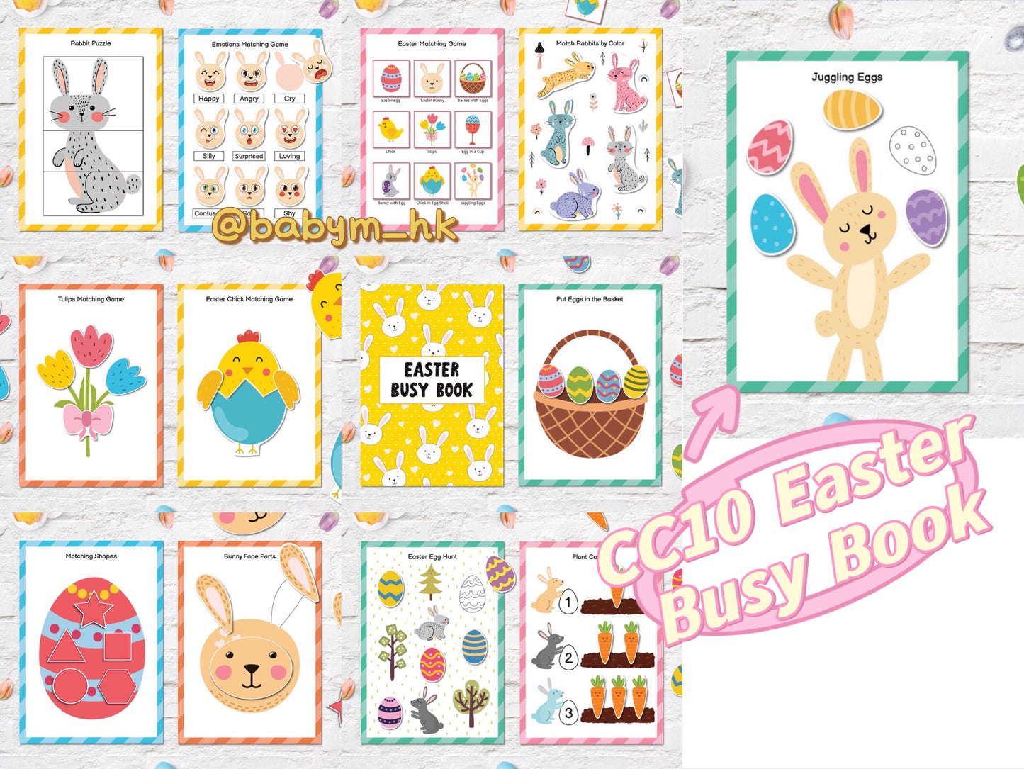 CC10 復活節安靜書 Easter Busy Book